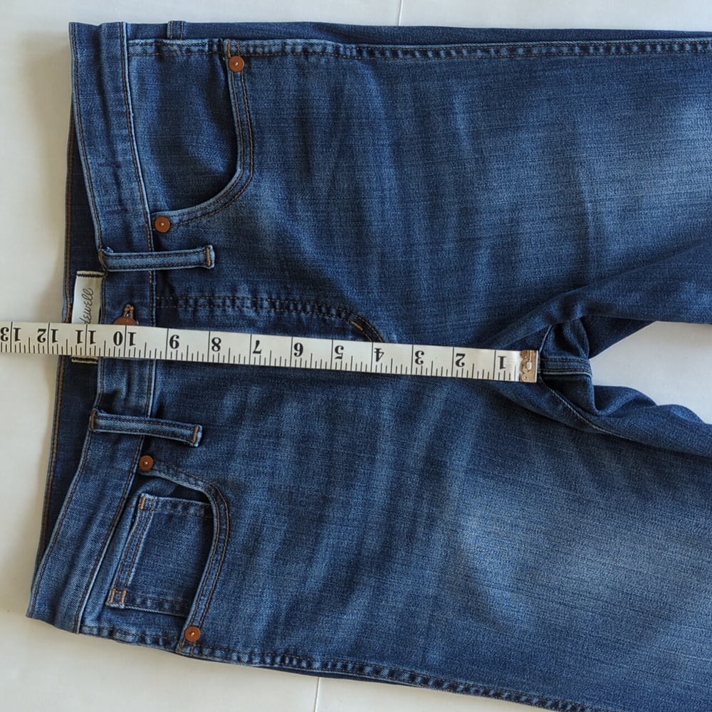 Madewell 10" High-Rise Skinny Denim Mom Jeans 29TL Blue - Picture 14 of 16